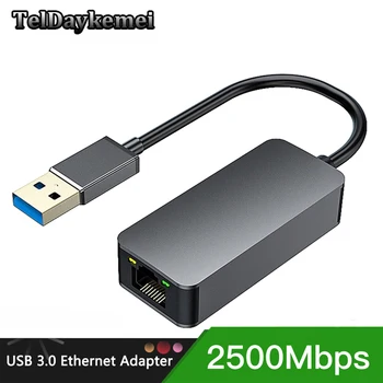 2500mbps USB C Type-C Ethernet to RJ45 2.5 g USB 3.0 simli Adapter konvertori lan tarmoq uyasi derazalar uchun 7/8/10 kompyuter noutbuki uchun MAC