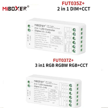MiLight MiBoxer ZigBee LED Strip Controller FUT035Z+ CCT FUT037Z+ RGB RGBCT Rgbcct Dimmer aqlli uy nuri Tuya Alexa ilovasi ovozi