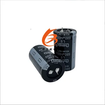 1PCS / LOT 35x50 35X60 680UF 400v tugma burchagi elektrolitik kondensator quvvat adapteri kaliti inverteri