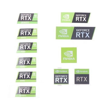 RTX 3090TI 3080TI 3070 3060 ish stoli stikeri noutbukning grafik kartasi yorlig'i