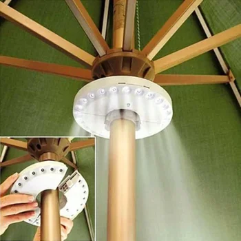48 LED Super yorqin veranda LED soyabon nuri ochiq portativ lager chodiri ilgakli bog ' fonarini tushirish bilan chiroq