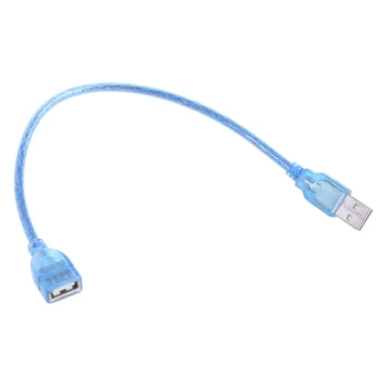 23cm USB 2.0 Extension Cable Data erkak va ayol kabel Extender Laptop kompyuter USB2.0 uzaytirish uchun qisqa kabel