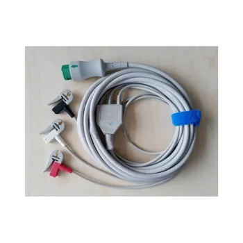 Asl Mindray 12pin 3LEAD EKG kabeli IEC klipi 12-Pin 3-qo'rg'oshin o'rnatilgan EKG kabeli IEC klipi EA6231A 040-000964-00