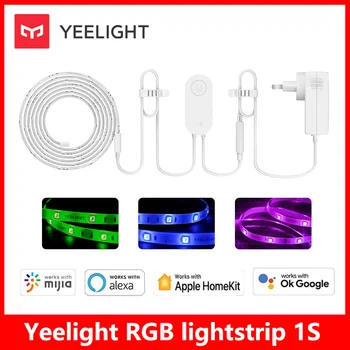 Yeelight Aurora Smart Light Strip 1s Plus LED RGB rangli yorug'lik moslamasi Mi Home uchun Homekit ilovasi yordamchisi bilan masofadan boshqarish pulti