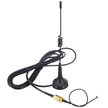 433mhz Antenna 5dbi sma vilkasi ulagichi to'g'ri Xem Radio uchun simsiz + Ufl uchun SMA ayol bulkhead./ IPX pigtail kabel 1.13 15cm