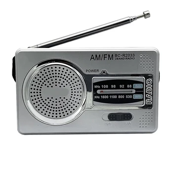 AM FM Pocket Radio Player Dual Band HiFi musiqa pleyeri batareya quvvatli musiqa pleyeri Elder Radio 3.5 mm Jek teleskopik Antenna