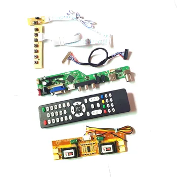M190EN01 V1 V2 klaviatura uchun + uzoq + Inverter LCD monitor T. V53 haydash kengashi HDMI-mos VGA USB AV RF LVDS 4CCFL 30pin  