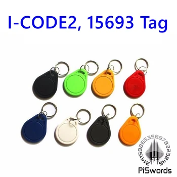 1pcs NFC I-CODE2 13.56 MHz RFID IC kalit teglari Keyfobs 15693 kirishni boshqarish tizimi
