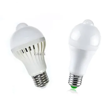 E27 LED pir harakat sensori infraqizil avtomatik energiya tejaydigan yorug'lik lampasi Ip42 energiyani tejash LED lampalar PIR dekor Ampulasi