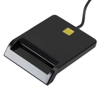 Ko'p funktsiyali portativ USB 2.0 aqlli kartani o'quvchi DNIE ATM CAC IC ID Bank SIM-kartani o'quvchi uchun qulay foydalanish
