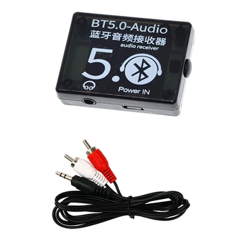 BT5. 0 Audio qabul+ishi+bir-to-ikki Audio kabel Kit MP3 Bluetooth dekoder Lossless avtomobil Spikeri Audio Amplifier Kengashi