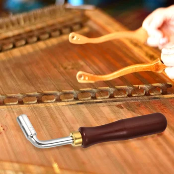 Guzheng pianino tuning Hammer L-shakli kvadrat siltash Tuner kalit uchi pianino Guzheng uchun String Pin ta'mirlash vositasi