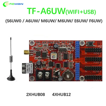 TF-A6U P3.75 P5 P10 USB va yagona va ikki rangli LED kontroller kartasi TF-S6U0/A6u/M6U / C6U / E6U/F6U