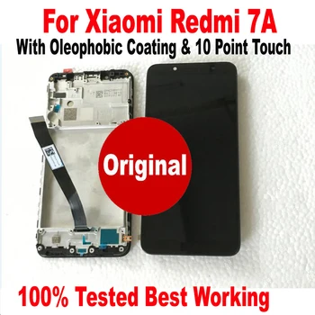 Xiaomi Redmi 7a 8 8A 9A 9C LCD displey uchun original LTPro sensorli panelli ekranli Raqamlashtiruvchi o'rnatish sensori ramkali telefon Pantalla bilan