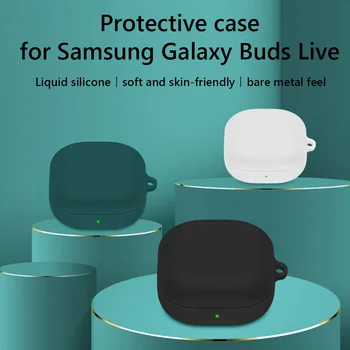 Samsung Galaxy Buds 2/Buds+ Gen 2/Buds 2 Pro/Buds Live Bluetooth simsiz eshitish vositasi uchun yumshoq TPU/Silikon sumkasi