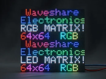 To'lqinli RGB to'liq rangli LED matritsali Panel 3mm Pitch 64 Raspberry Pi, Arduino va boshqalar uchun 64 pikselli sozlanishi yorqinlik