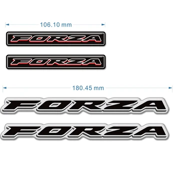Honda FORZA uchun mototsikl skuterini bezash stikerlari 125 300 Emblem logotipi belgisi belgisi yon qoplama