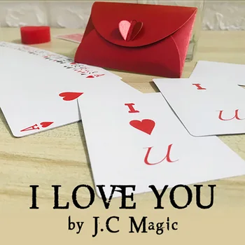 Men J. C Magic Card Magic aldagan Magia Magie sehrgarlar sahna up yopish Illusions makr + o'rganib tomonidan seni sevaman