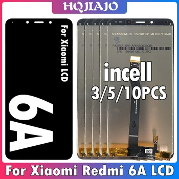 3/5 / 10pcs 100% Redmi 6a M1804C3C6CH o'rniga uchun Xiaomi Redmi1804a LCD M1804C3DG displey sensorli ekran Assambleyasi uchun sinov