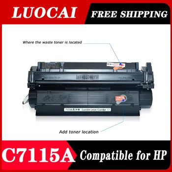 HP LaserJet uchun HP-C7115A 7115a 15A uchun LuoCai mos Toner zapravka 1000 1005 1200 1200N 1200SE 1220 1220SE 3300 printerlar