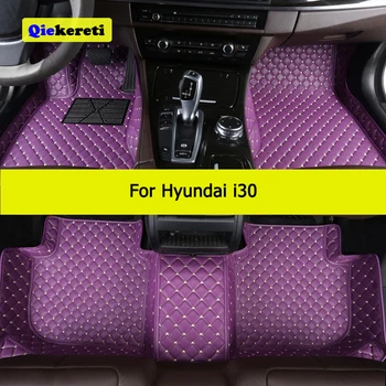 Hyundai I30 2007-2012 Avto gilamlar oyoq Coche Accessorie uchun Qiekereti maxsus avtomobil tagliklari