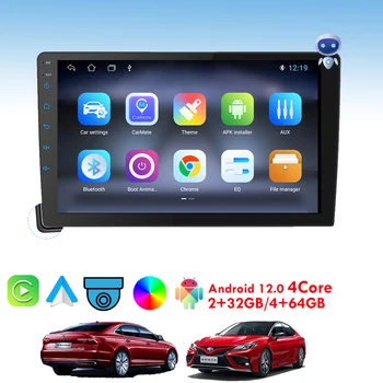 Toyota Volksvagen Hyundai Kia Renault Suzuki 2G 32G uchun avtomobil Radio 2 din Android Multimedia Player GPS simsiz Bluetooth Player