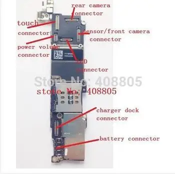 2set / lot 7 yilda 1 iPhone 5c uchun to'liq FPC ulagichi (LCD, sensorli, orqa kamera, old kamera,zaryadlovchi, elektr/on/off, batareya)