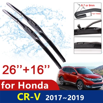Honda CR-V 2017 2018 2019 avtomobil tozalagich pichoqlari uchun CRV ru1~RU6 Old shisha shisha tozalagichlar cho'tkalari avtomobil aksessuarlari tovarlari