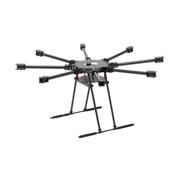 Lji ZD1100 8 eksa 1100 mm soyabon katlanadigan uglerod tolali Multirotorli dron ramkasi