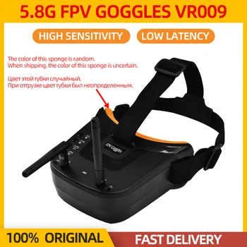 VR009 FPV ko'zoynaklar Dubulg'a 5.8 g 40ch Avto-qidiruv ikki antennalar mini 3.0 Inch 480 * 320 LCD ekran ajralmas batareya tuyulsada