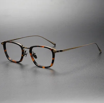 Sof Titanium Presbyopia O'qish Ko'zoynaklar Ramka Erkaklar Optik Ko'zoynaklar Skretchga Qarshi Retsept Vintage Ko'zoynaklar Ayollar Tomoshasi