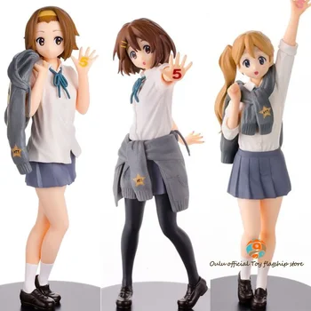 Sotish 18cm original K seriyali Anime figurasi Akiyama Mio Xirasava Tainaka Ritsu Kotobuki harakat raqamlari Kavayi Model bezaklari