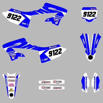 YZ 125/250 2022-2023 mototsikl stikerlari Yamaha Yz250 YZ125 2022 2023 2024 YZ125X/250x 2023-2024 uchun grafik fon stikerlari
