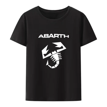 Abarth scorpion T shirt paxta Tops Tees t-shirt Italiya moda tasodifiy klassik kiyimlar qisqa Tees erkaklar