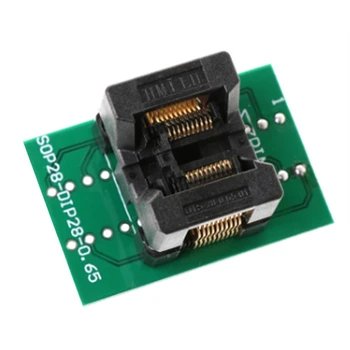 TSSOP20 burni blok SSOP20 ST Chip Test Socket dasturlash Adapter OTS28-0.65-01