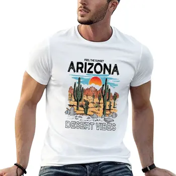 Desert vibes arizona, kaktus va tabiatni sevuvchilar t-Shirt estetik kiyim sublime t shirt dizayner t shirt erkaklar