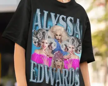 Retro Alyssa Edvards ko'ylak-Alyssa Edvards TshirtLGBTQ ShirtDrag malikasi Teesrupaulning Drag poygasi TshirtAlyssa Edvards t shirtDrag Qu
