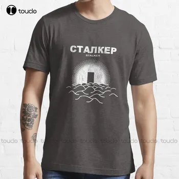 Yangi Stalker Tarkovskiy Sovet Film Criterion Film talaba T-Shirt erkaklar uchun qora Tee Shirts S - 5XL paxta Tee ko'ylak