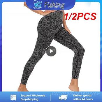 1/2pcs Yoga Pant Leggings Taytlari ayollar shimlari choksiz Sport Leggings qalin yuqori bel yuqori elastik Push up Taytlari Pantalones