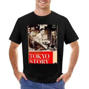 Tokio Story Poster T-Shirt anime Koreya moda T-shirt qisqa tekis t shirts erkaklar