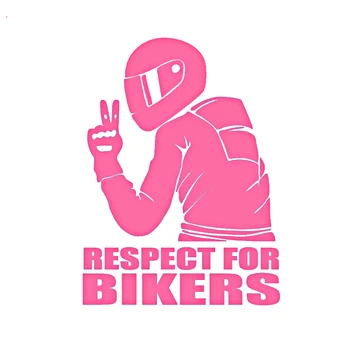 Velosipedchilar uchun DecalsMe Respect kulgili 3D mototsikl stikerlari vinil uglerod tolasi jdm stikerlari avtomatik stikerlarda mototsikl avtomobil uslubi