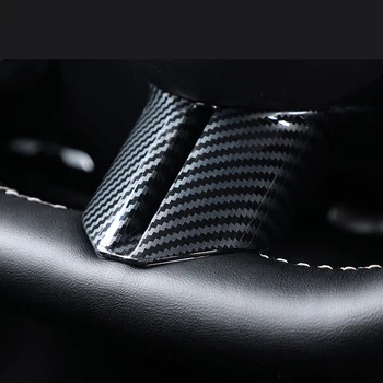 Avtomobil ishlashi rulning tekis g'ildiragi pastki u tipidagi Trim qopqog'i Mercedes Benz C E S klassi uchun ABS plastmassa V206 V213 V223 2021 2022+