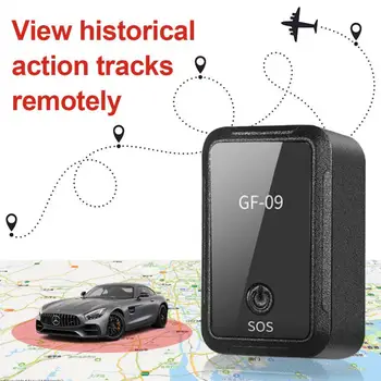 Mini GPS Tracker GF07 / Gf09 uy hayvonlari uchun yo'qolgan joyni kuzatish moslamasi keksa odamlar haqiqiy vaqtda itni kuzatish Gps
