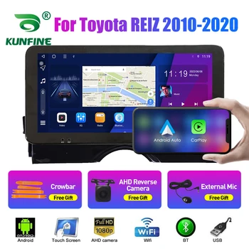 Toyota REIZ uchun 10.33 dyuymli avtomobil radiosi 2010-2020 2Din Android Octa Core avtomobil Stereo DVD GPS navigatsiya pleer QLED Screen Carplay