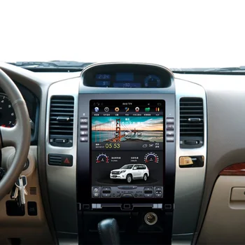 Android 13 Toyota Land Cruiser Prado uchun 120 2003 - 2009 avtomobil Radio Multimedia Video Player Stereo GPS 2din 1 din