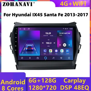 Hyundai IX45 Santa Fe Android Avto Radio Multimedia Video Stereo pleer GPS navigatsiya ekrani uchun Carplay avtomobil Radio Bosh bloki