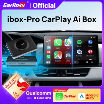 Carlinkit iBox-Pro CarPlay AI qutisi simsiz CarPlay Android Auto Smart TV qutisiga Netflix IPTV simli CarPlay avtomobil radiosi uchun simli