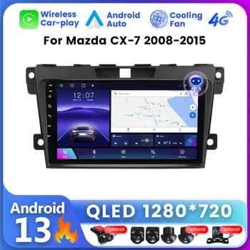 Uchun 2007 2008 2009 2010 2011-2014 MAZDA CX-7 Cx7 Cx 7 DSP Android 13 avtomobil Radio Multimedia futbolchi 2din Stsreo 4G Carplay GPS Navi