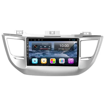 Hyundai Tucson IX35 uchun 2016 2017 Android 12 Avto avtomobil radio orqali GPS navigatsiya Navi Media Multimedia tizimi PhoneLink