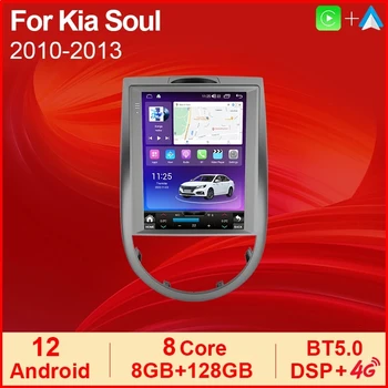 7862s Kia Soul AM uchun Android Avto avtomobil radiosi 2008-2013 Tesla ekranli Multimedia Video pleer uchun simsiz Carplay
